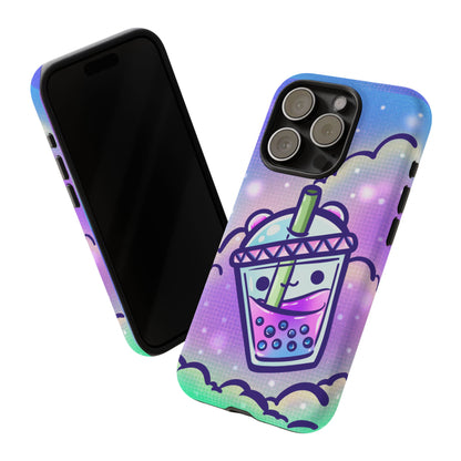 Sparkly Clouds Boba Phone Case