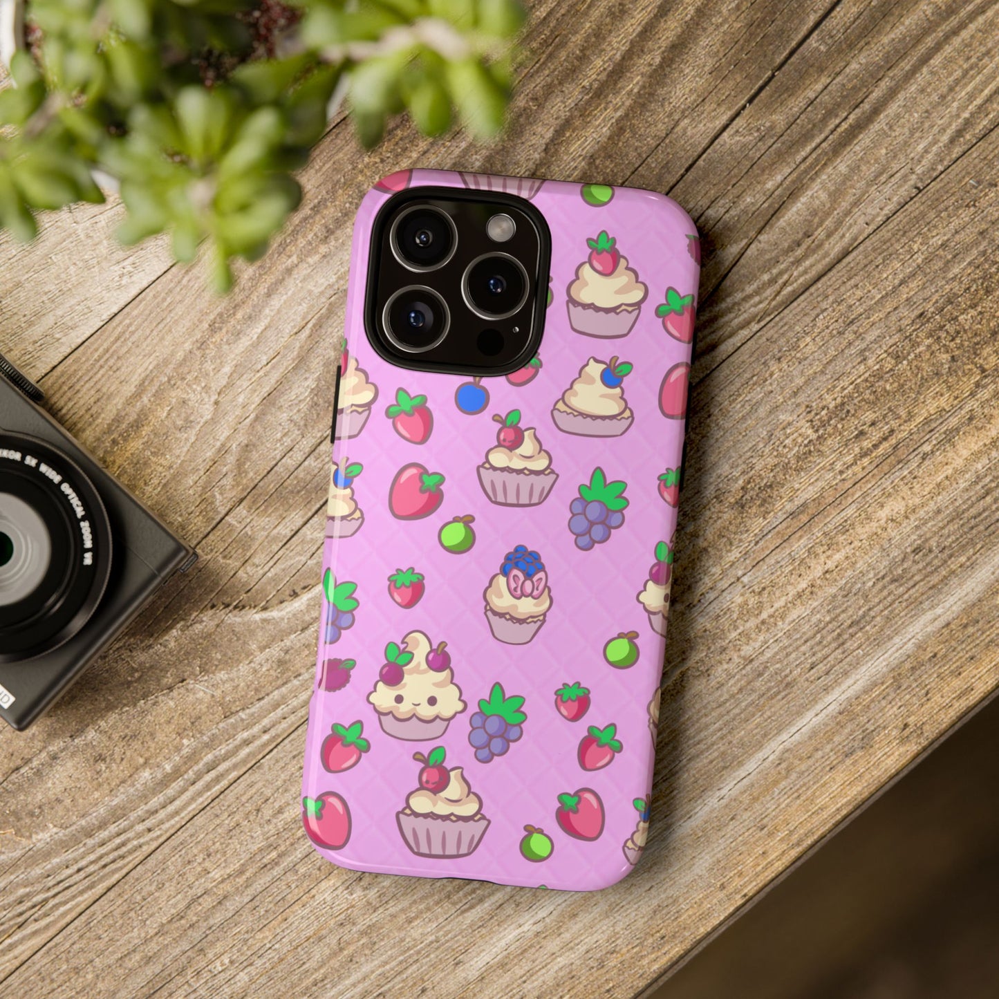 Pink Fruit Cakes Phone Case