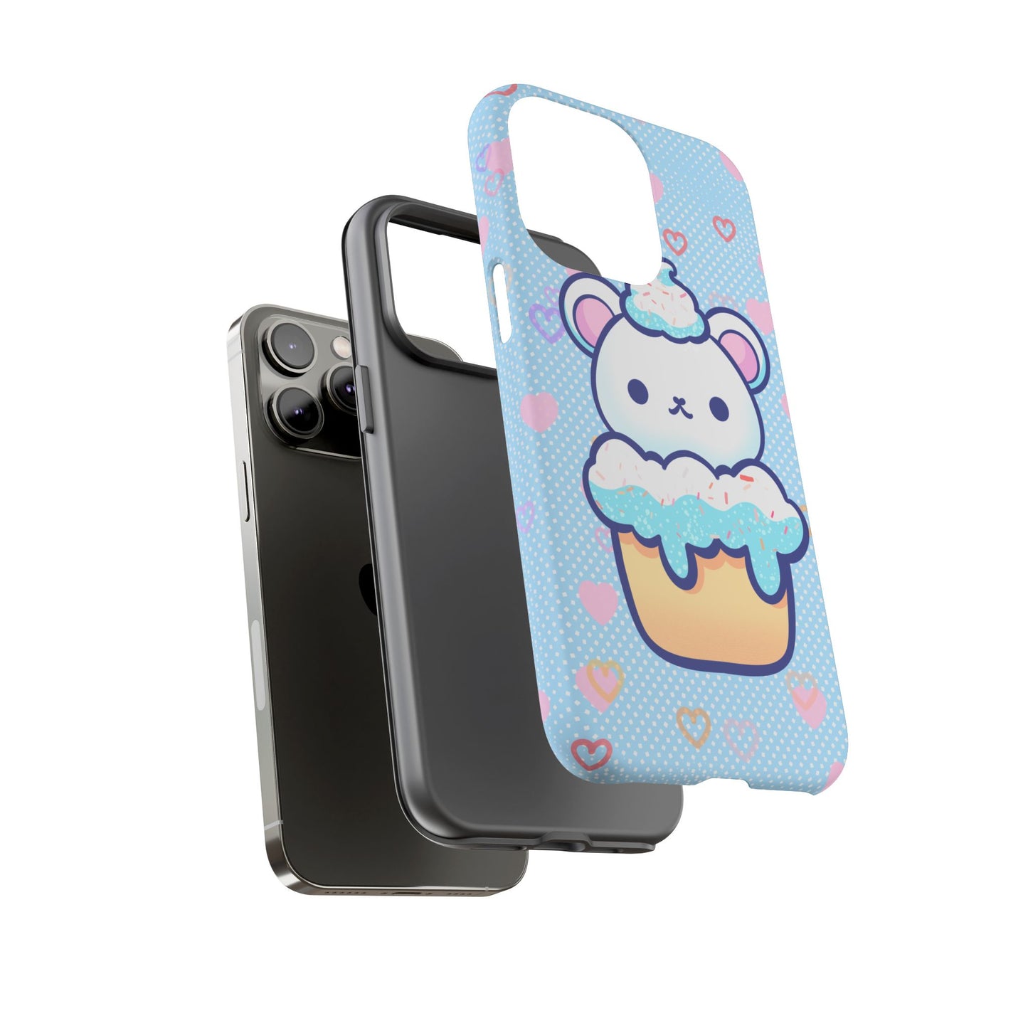 Frosty Cupcake Bear Phone Case