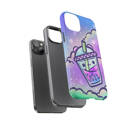 Sparkly Clouds Boba Phone Case