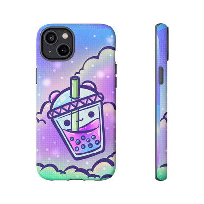 Sparkly Clouds Boba Phone Case