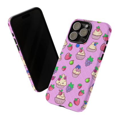 Pink Fruit Cakes Phone Case