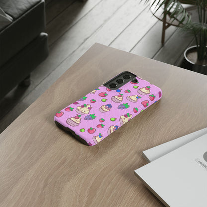 Pink Fruit Cakes Phone Case