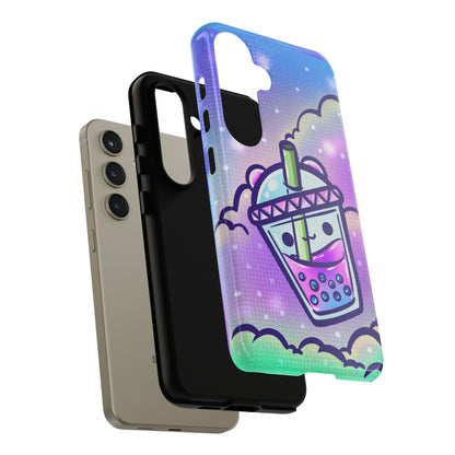 Sparkly Clouds Boba Phone Case