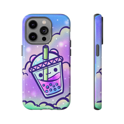 Sparkly Clouds Boba Phone Case