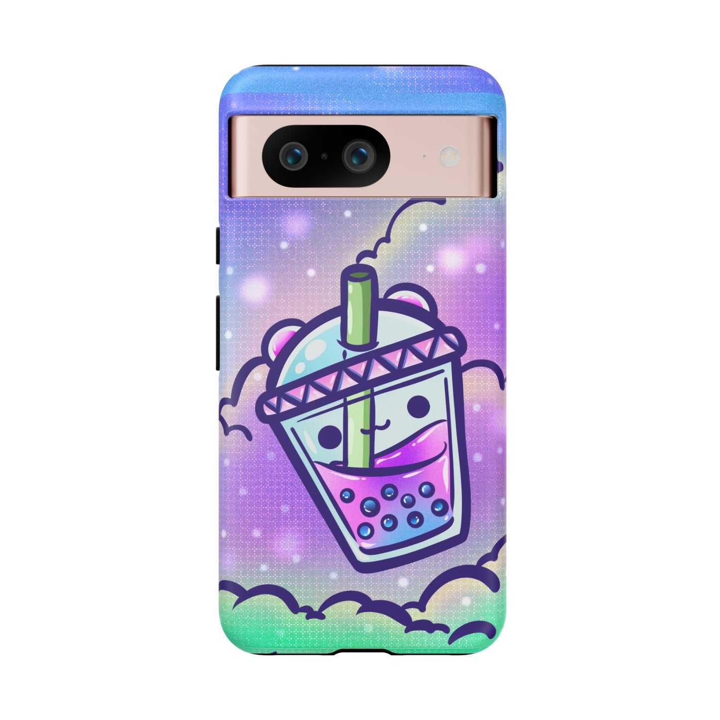 Sparkly Clouds Boba Phone Case