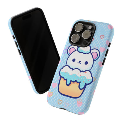 Frosty Cupcake Bear Phone Case