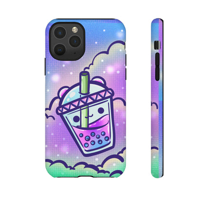 Sparkly Clouds Boba Phone Case