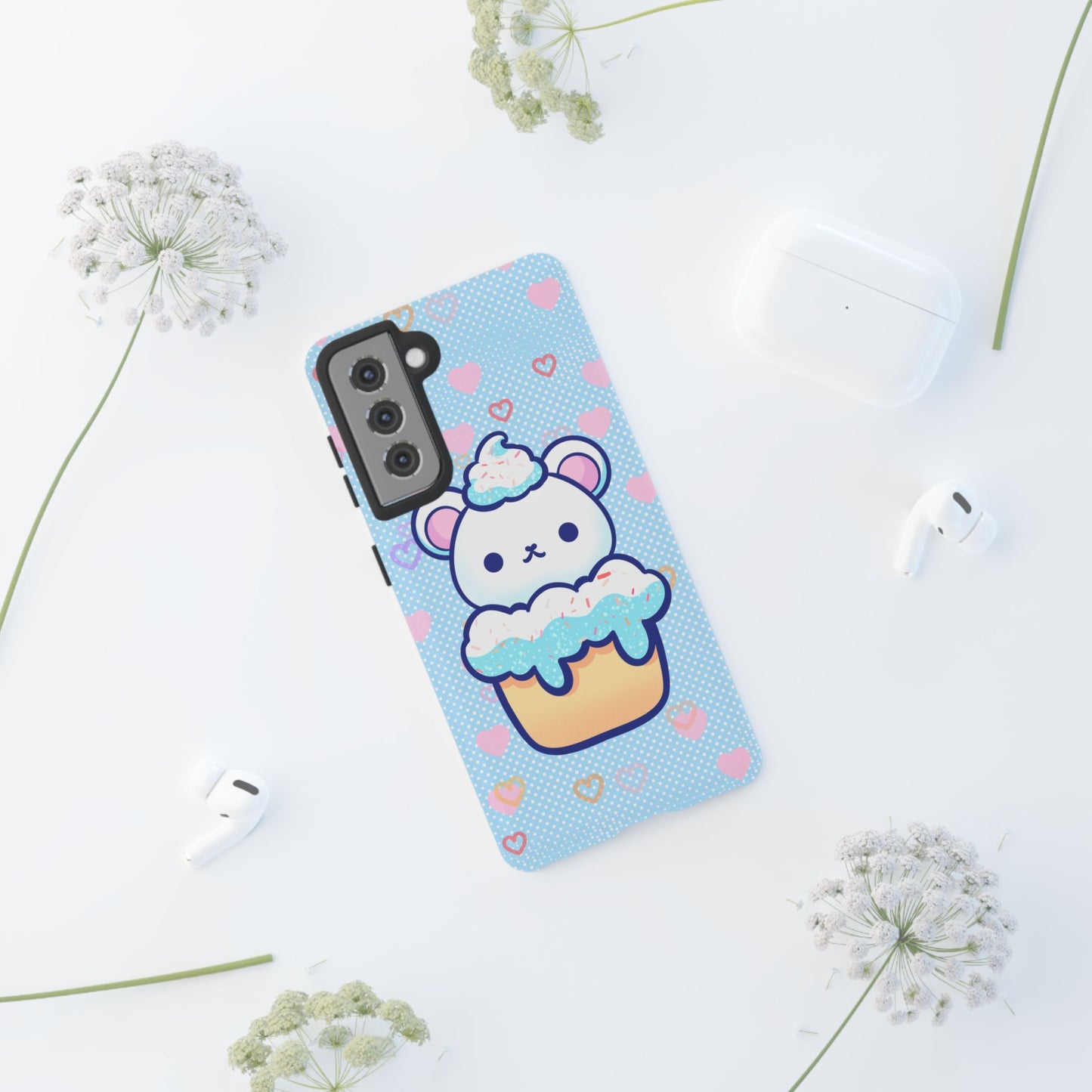 Frosty Cupcake Bear Phone Case