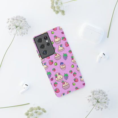 Pink Fruit Cakes Phone Case