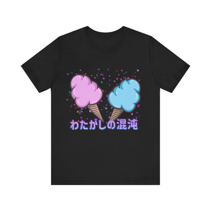 Cotton Candy Chaos in Japanese T Shirt - Pink X Holic