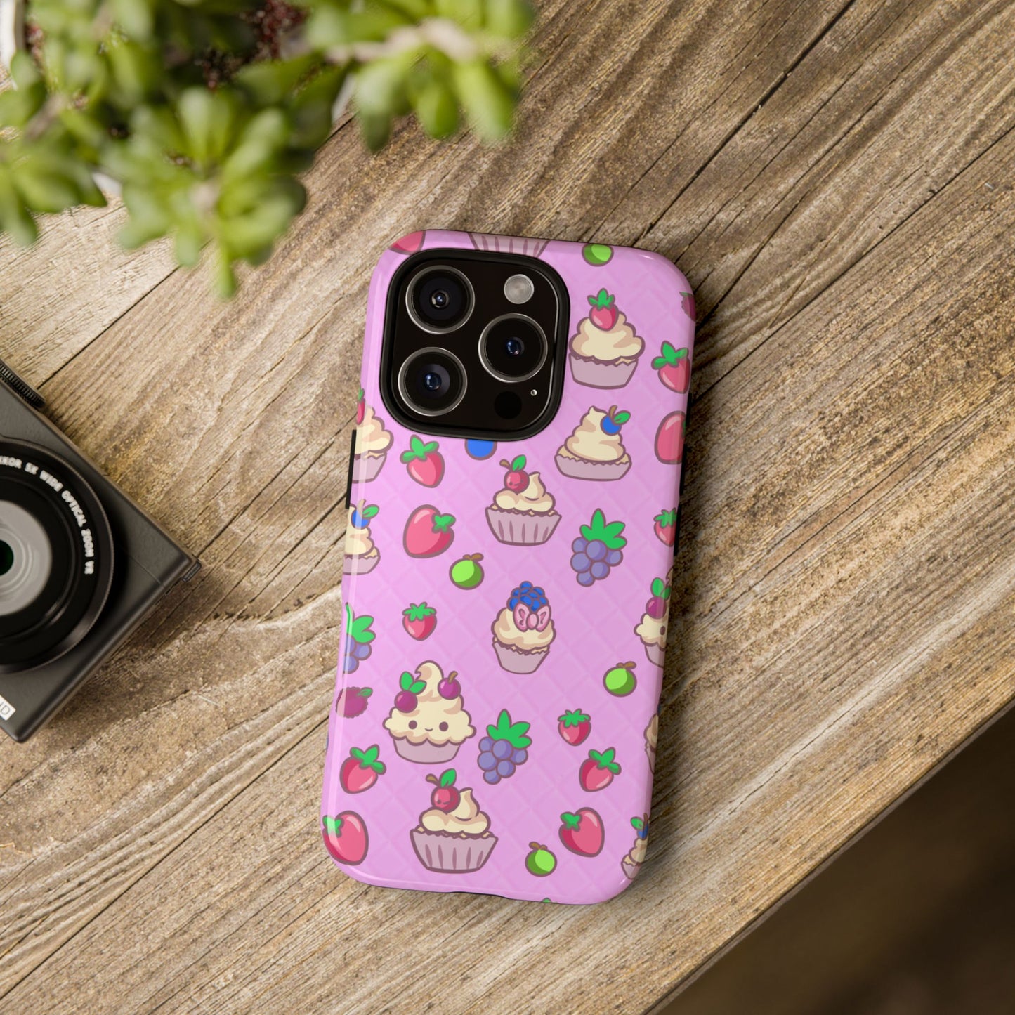 Pink Fruit Cakes Phone Case