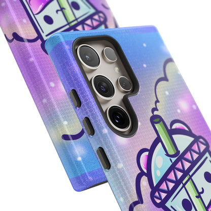 Sparkly Clouds Boba Phone Case