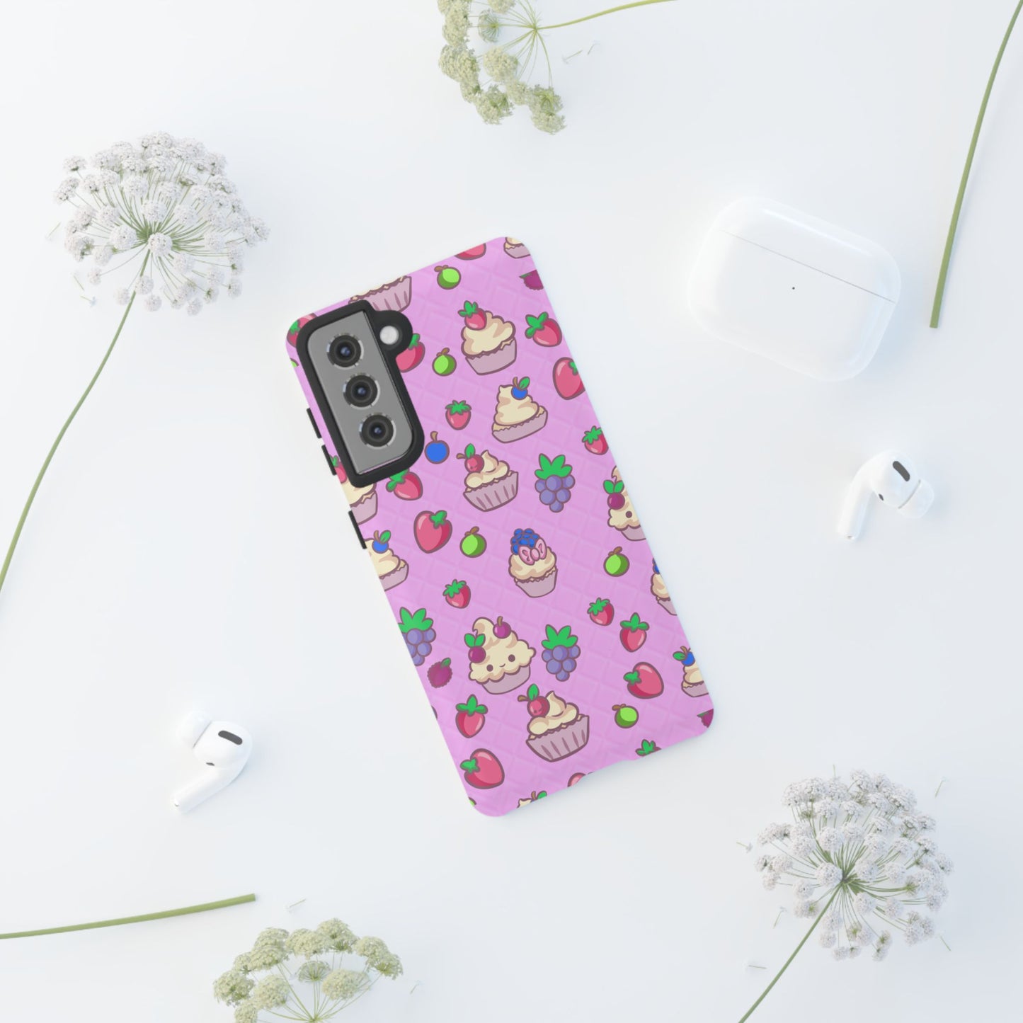 Pink Fruit Cakes Phone Case