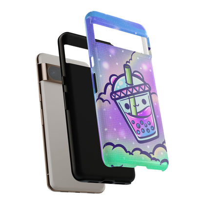Sparkly Clouds Boba Phone Case