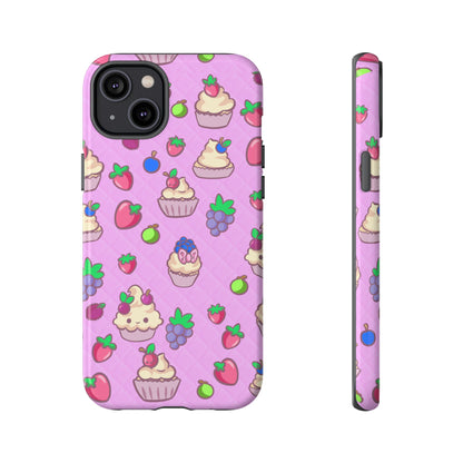 Pink Fruit Cakes Phone Case