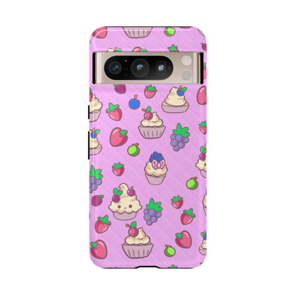 Pink Fruit Cakes Phone Case