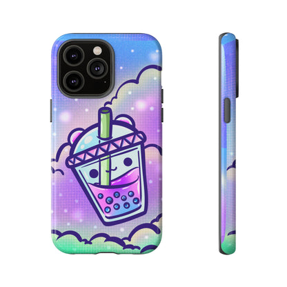 Sparkly Clouds Boba Phone Case