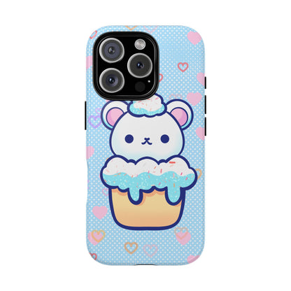 Frosty Cupcake Bear Phone Case