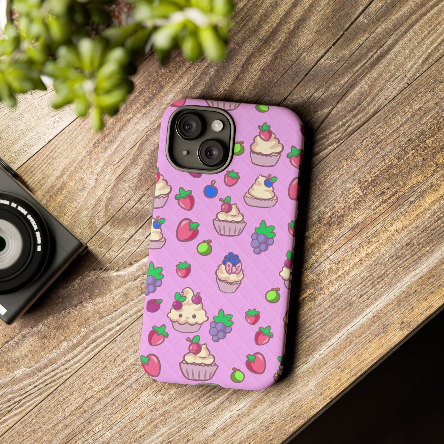 Pink Fruit Cakes Phone Case