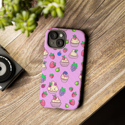 Pink Fruit Cakes Phone Case