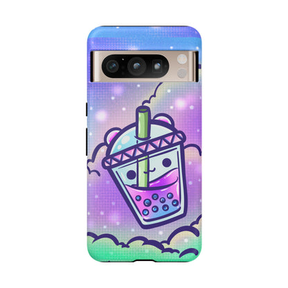 Sparkly Clouds Boba Phone Case