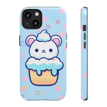 Frosty Cupcake Bear Phone Case