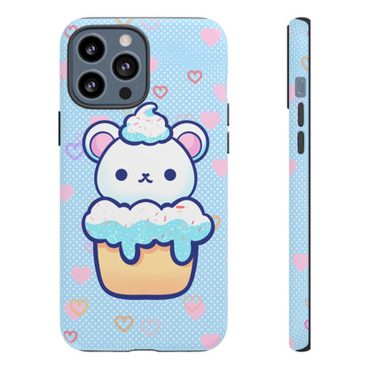 Frosty Cupcake Bear Phone Case