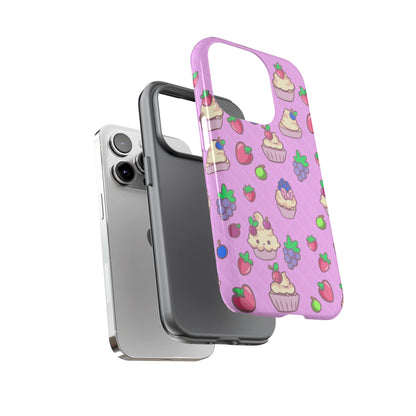 Pink Fruit Cakes Phone Case