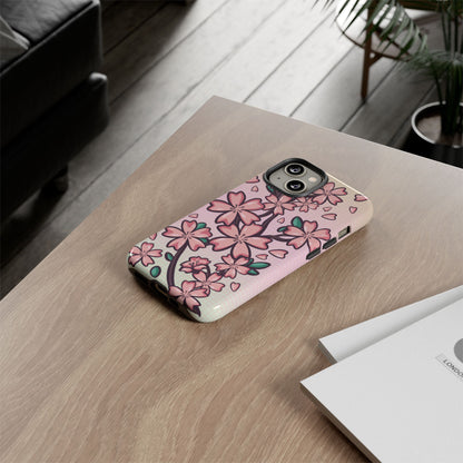 Pink Sakura Tree Phone Case