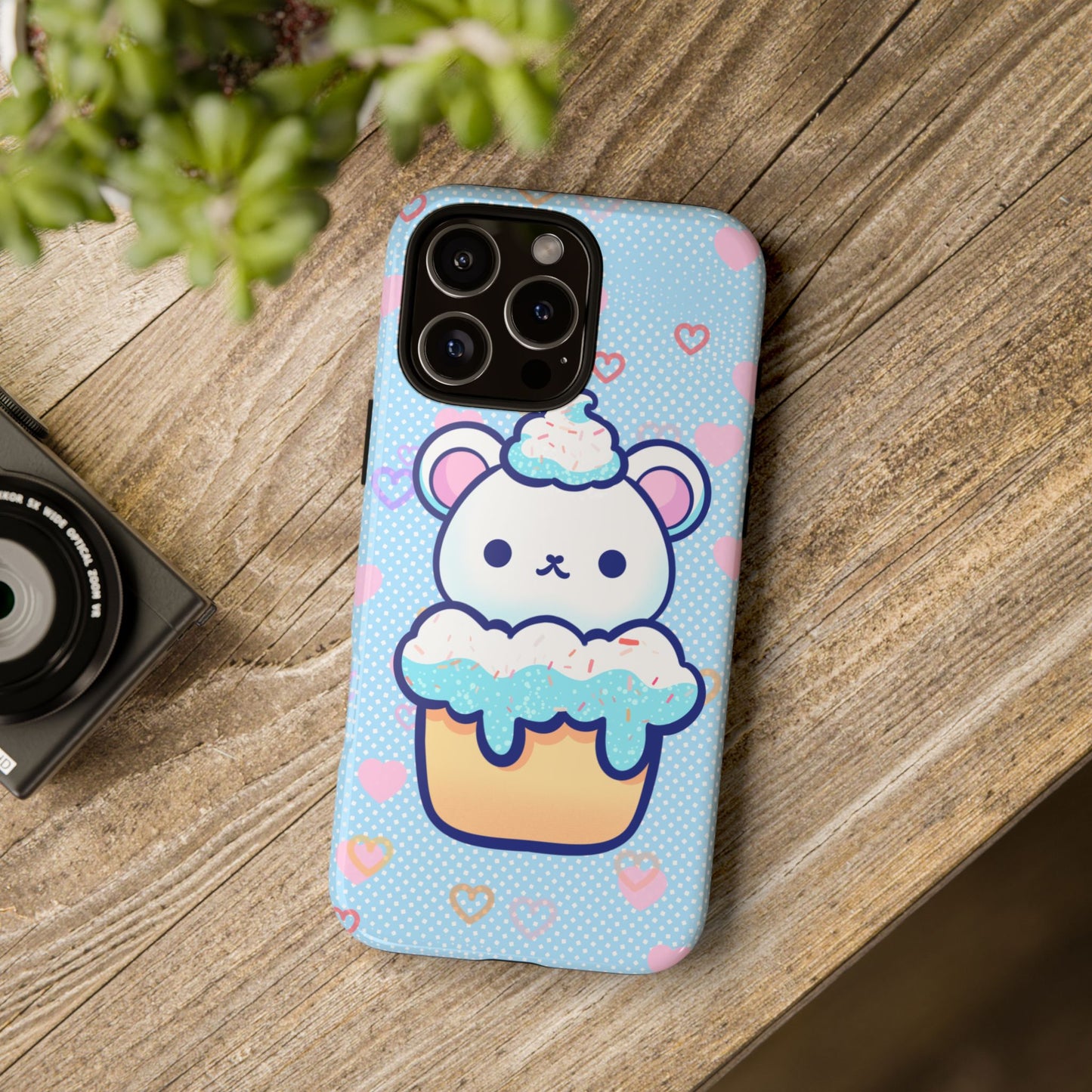 Frosty Cupcake Bear Phone Case