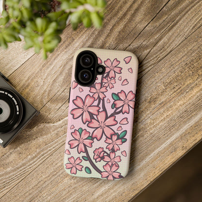Pink Sakura Tree Phone Case