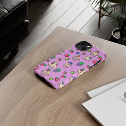 Pink Fruit Cakes Phone Case