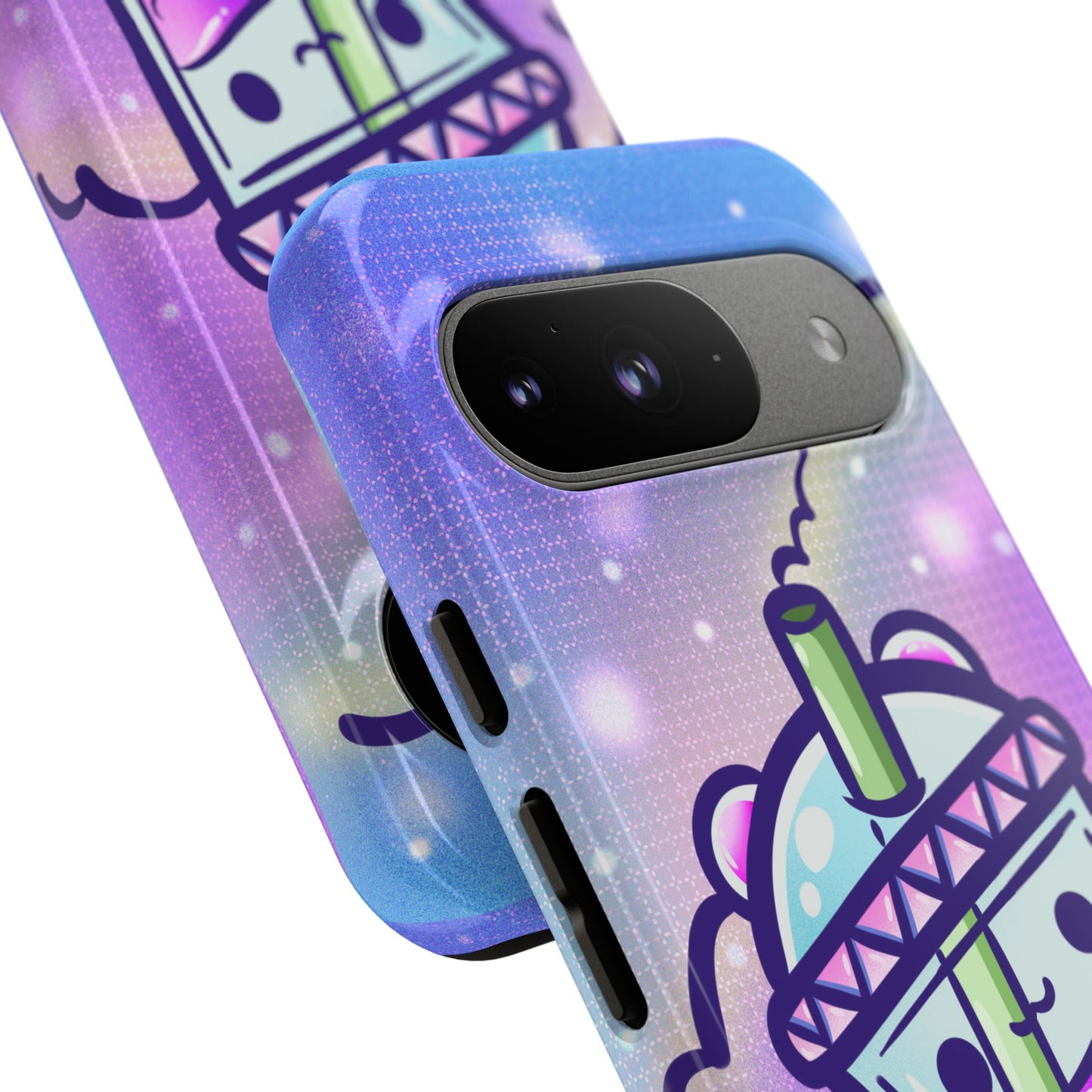 Sparkly Clouds Boba Phone Case