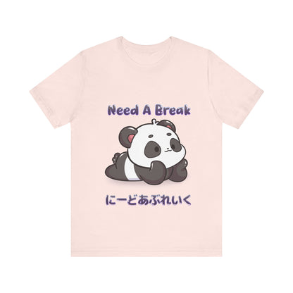 Cute Panda Need A Break T Shirt