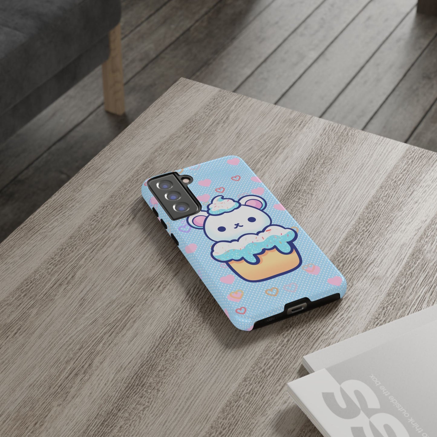 Frosty Cupcake Bear Phone Case