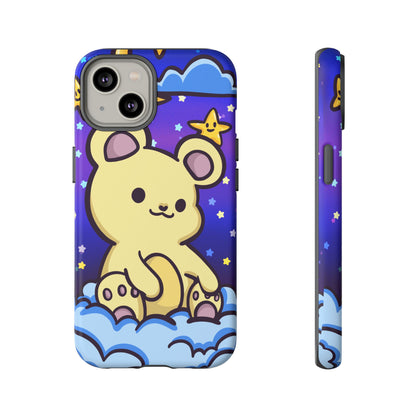 Cloud Cub Nighttime Sky Bear Phone Case - Pink X Holic