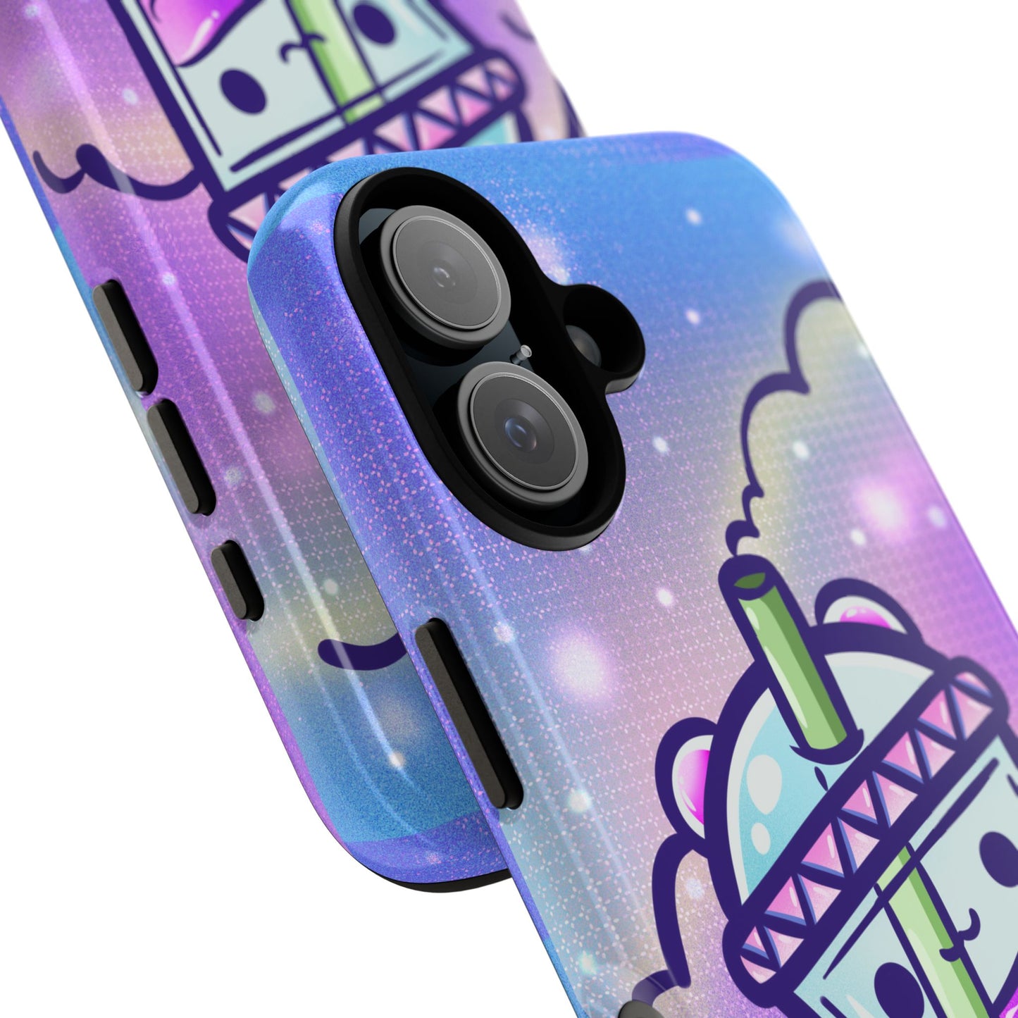 Sparkly Clouds Boba Phone Case