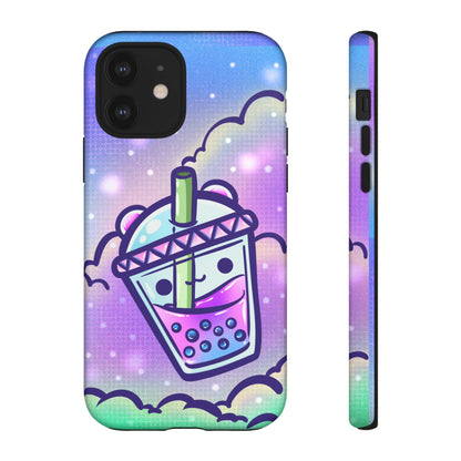 Sparkly Clouds Boba Phone Case