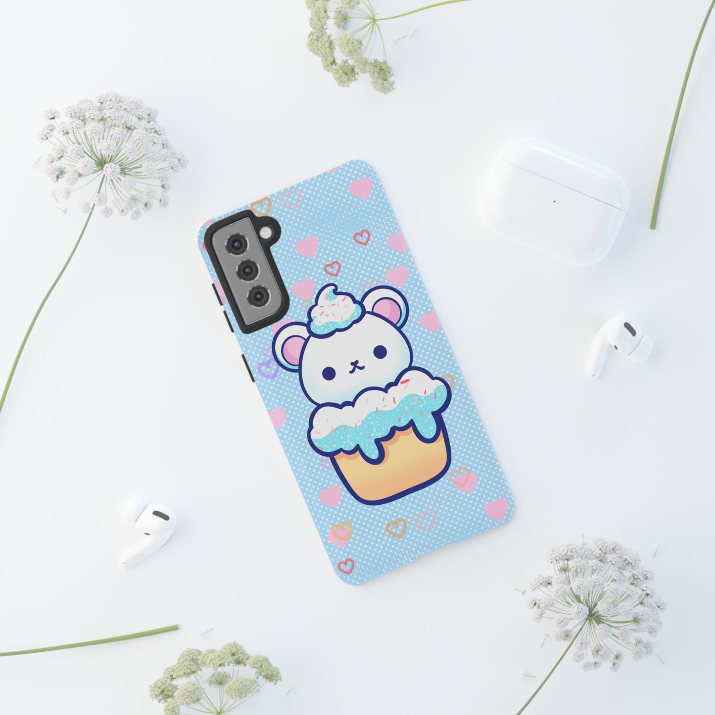 Frosty Cupcake Bear Phone Case