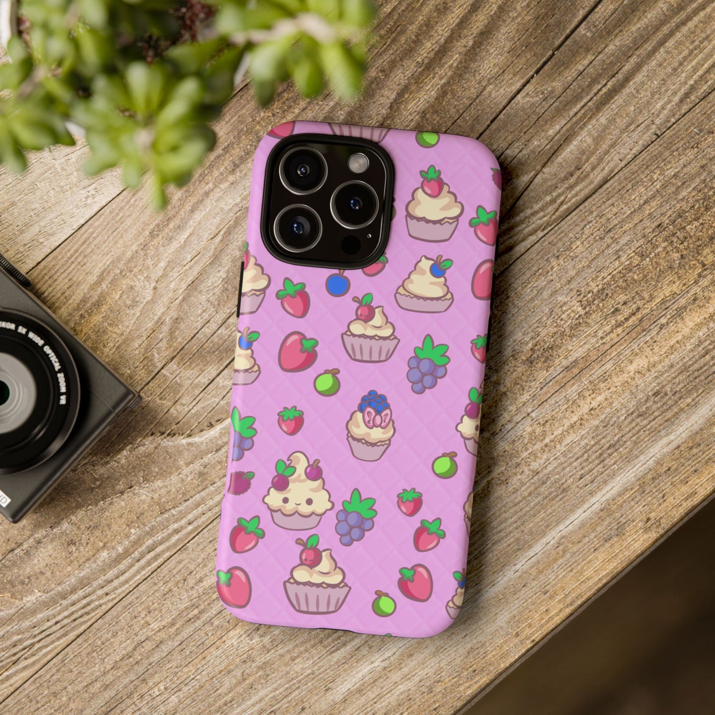 Pink Fruit Cakes Phone Case