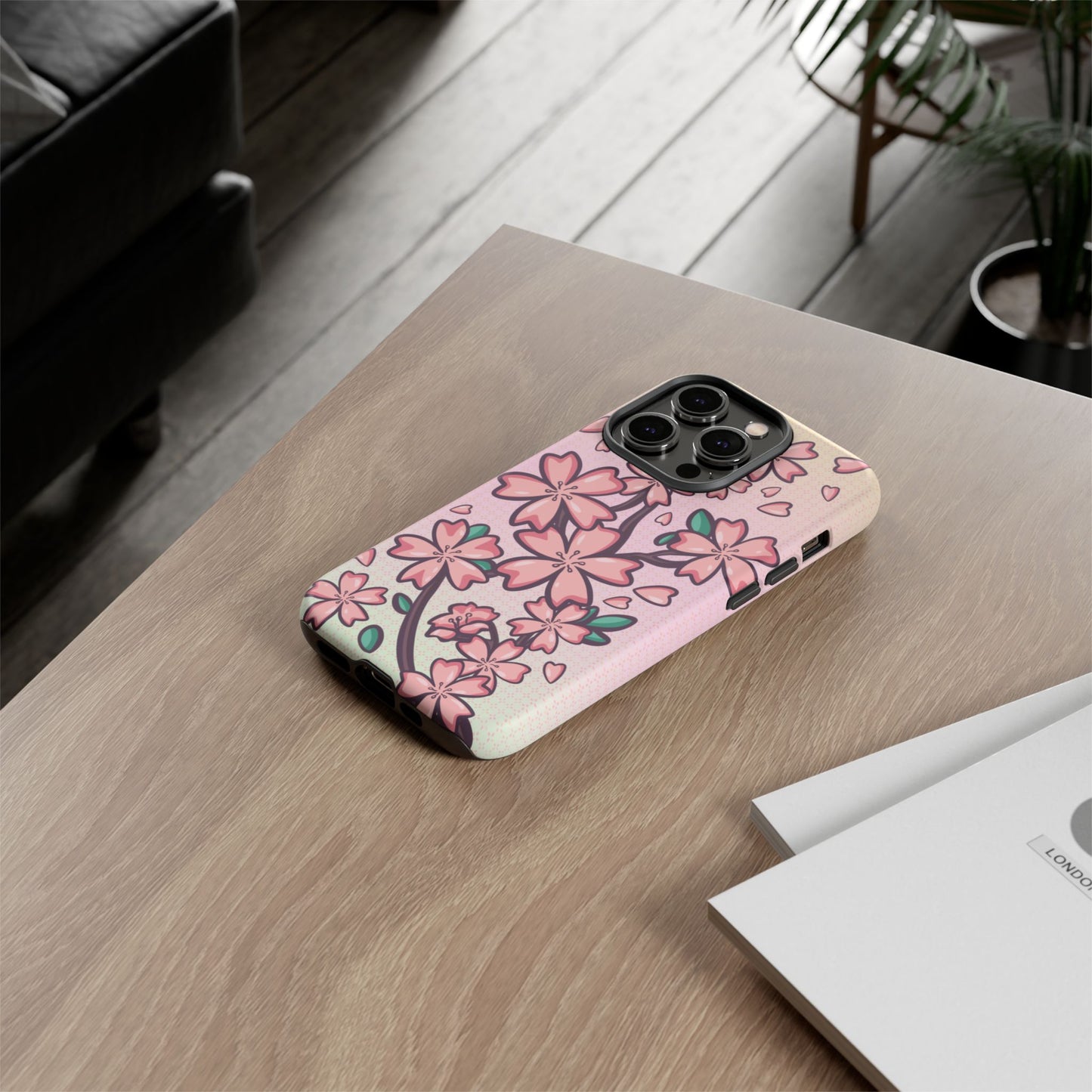 Pink Sakura Tree Phone Case