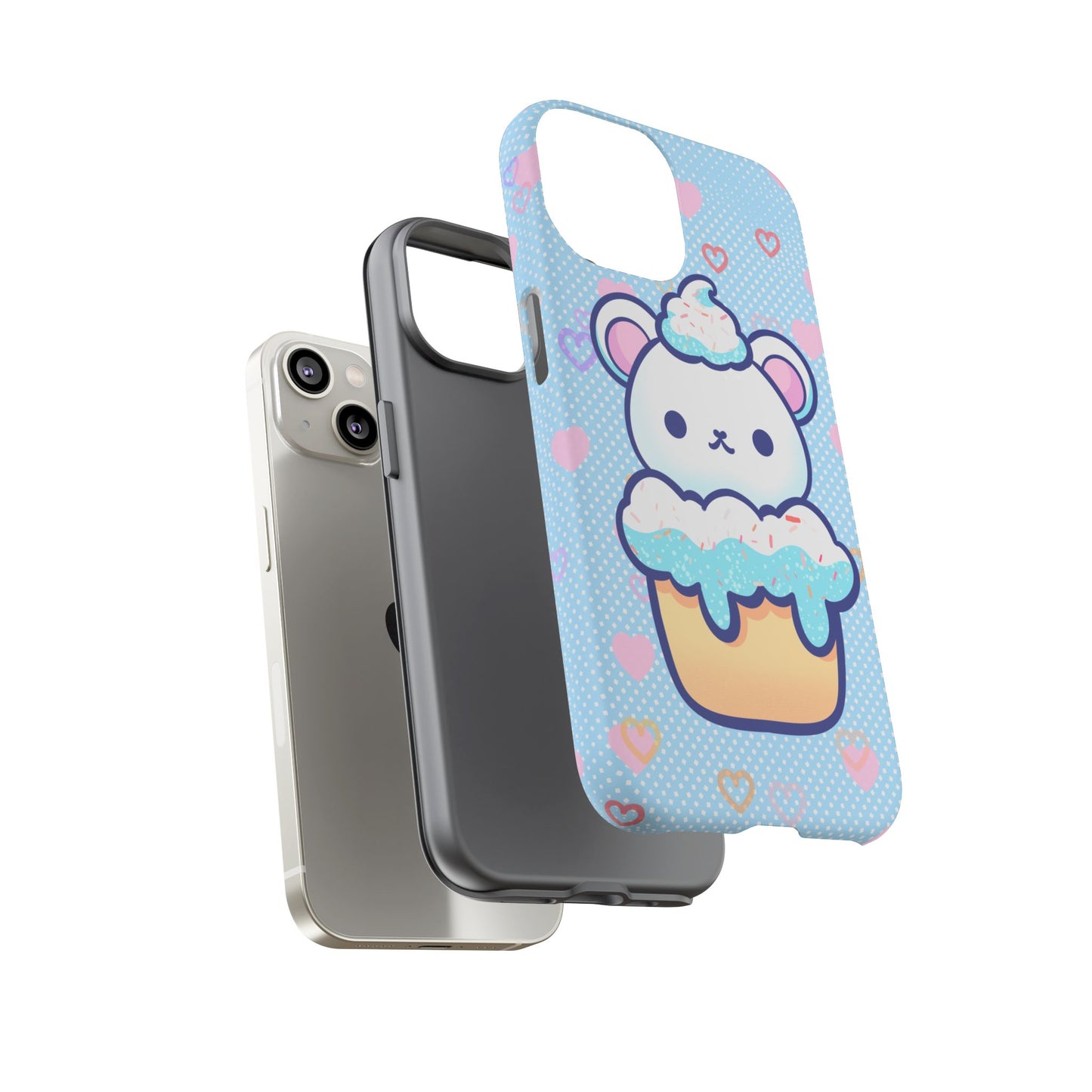 Frosty Cupcake Bear Phone Case