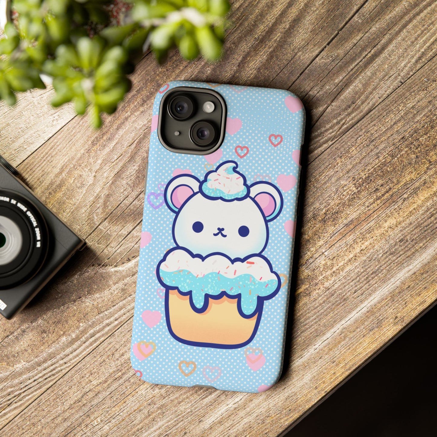 Frosty Cupcake Bear Phone Case