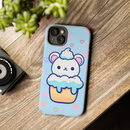 Frosty Cupcake Bear Phone Case