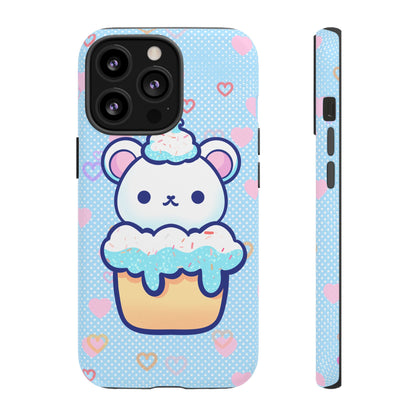 Frosty Cupcake Bear Phone Case