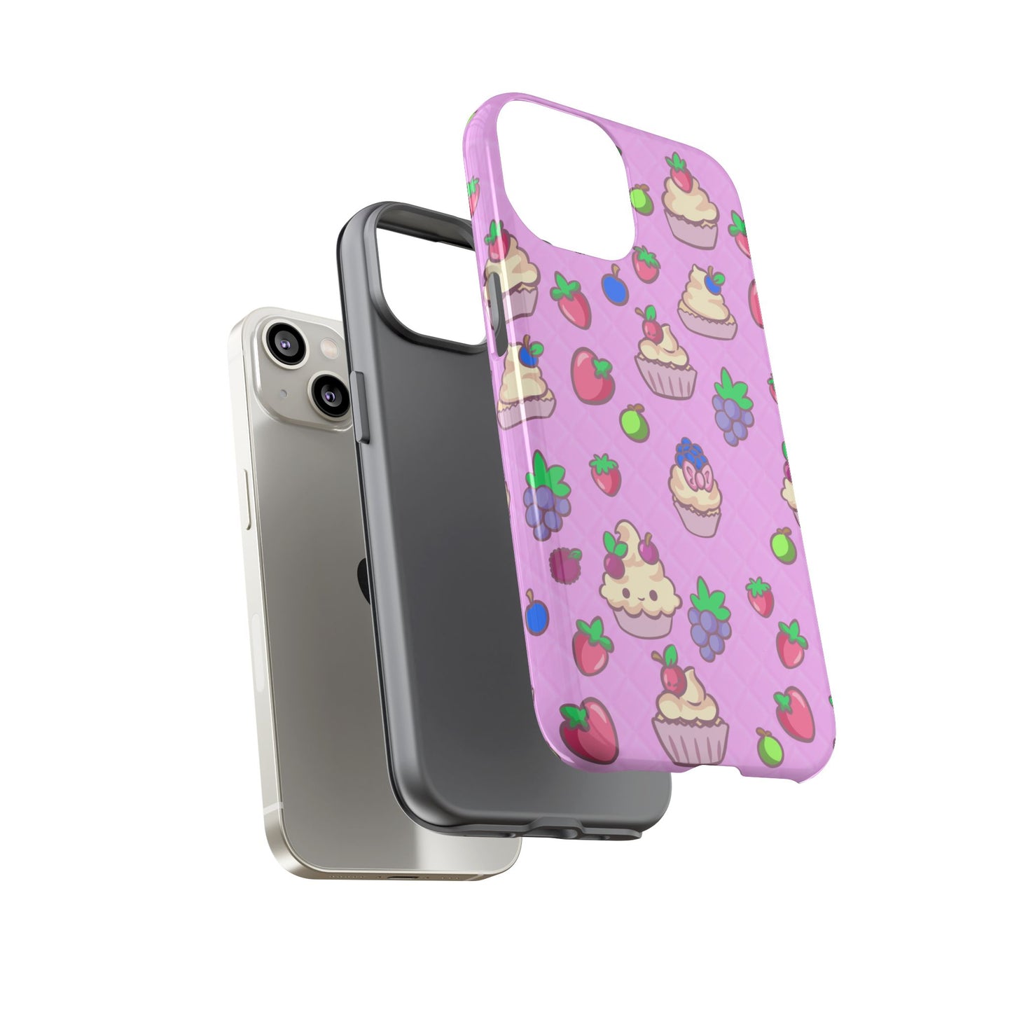 Pink Fruit Cakes Phone Case