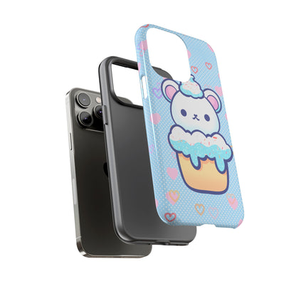 Frosty Cupcake Bear Phone Case