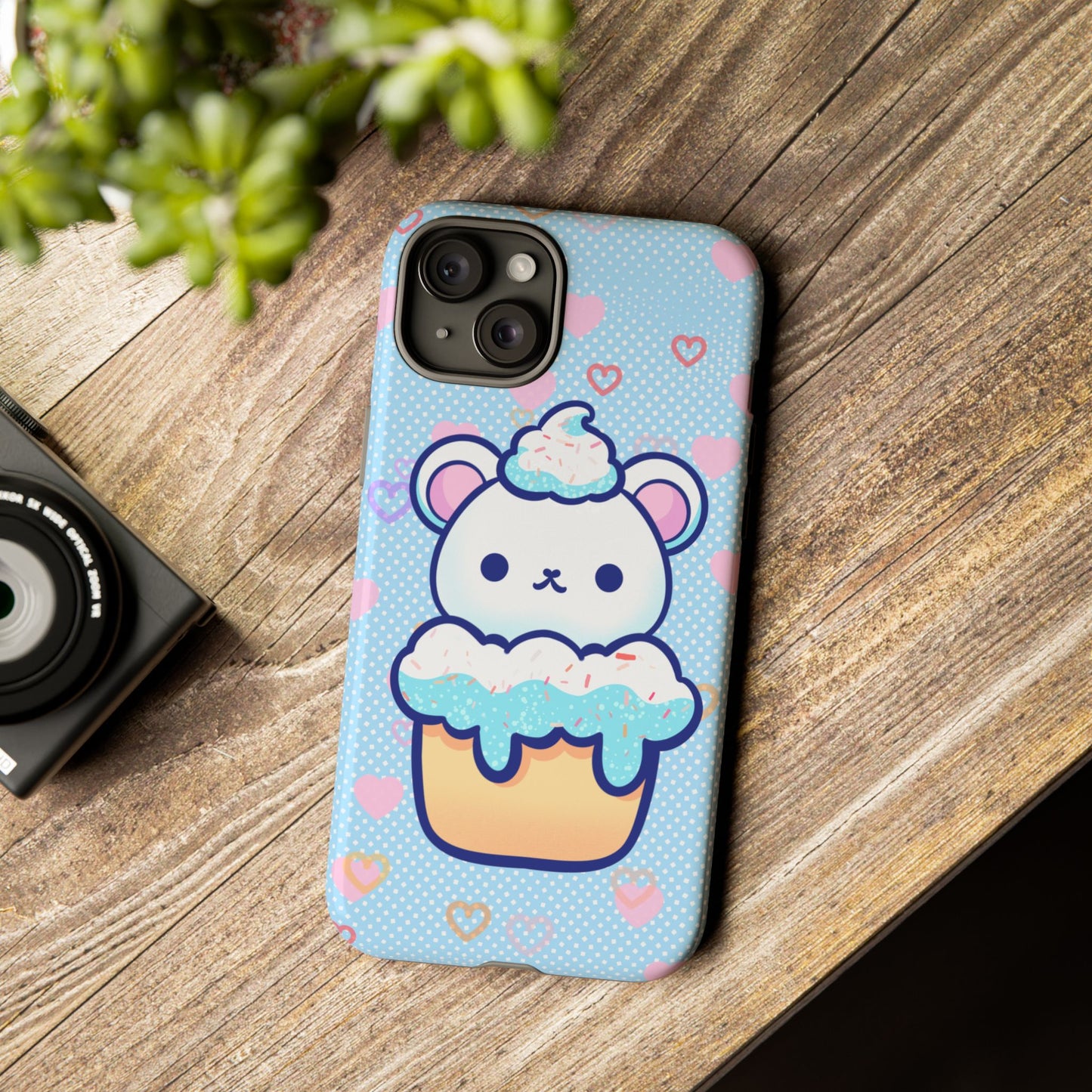 Frosty Cupcake Bear Phone Case