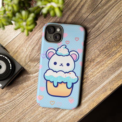 Frosty Cupcake Bear Phone Case